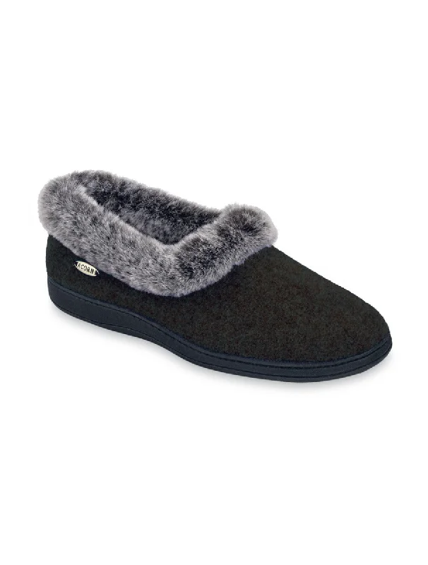 Soft Comfort Women's Chinchilla Collar Slipper