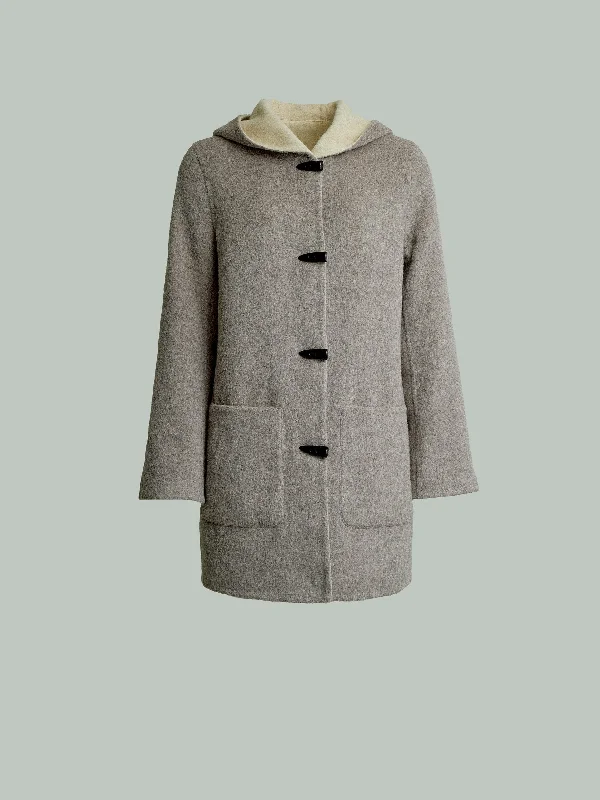 Soft Looks Alaia Coat Baby Alpaca Color Beige