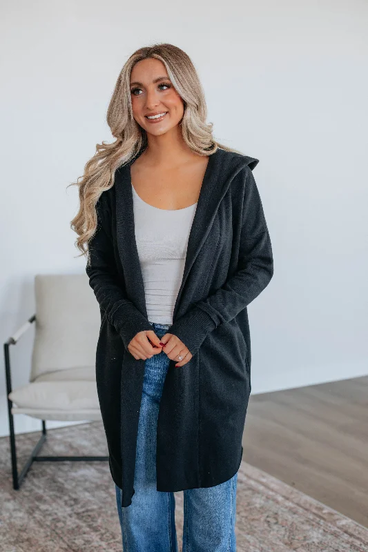 Relaxed Clothing Rebekah Cardigan - Black