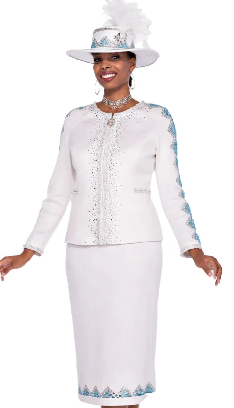 Easy Chic Champagne Italy Church Suit 5962
