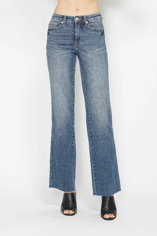 Smart Comfort Wear Judy Blue Full Size Tummy Control Straight Jeans