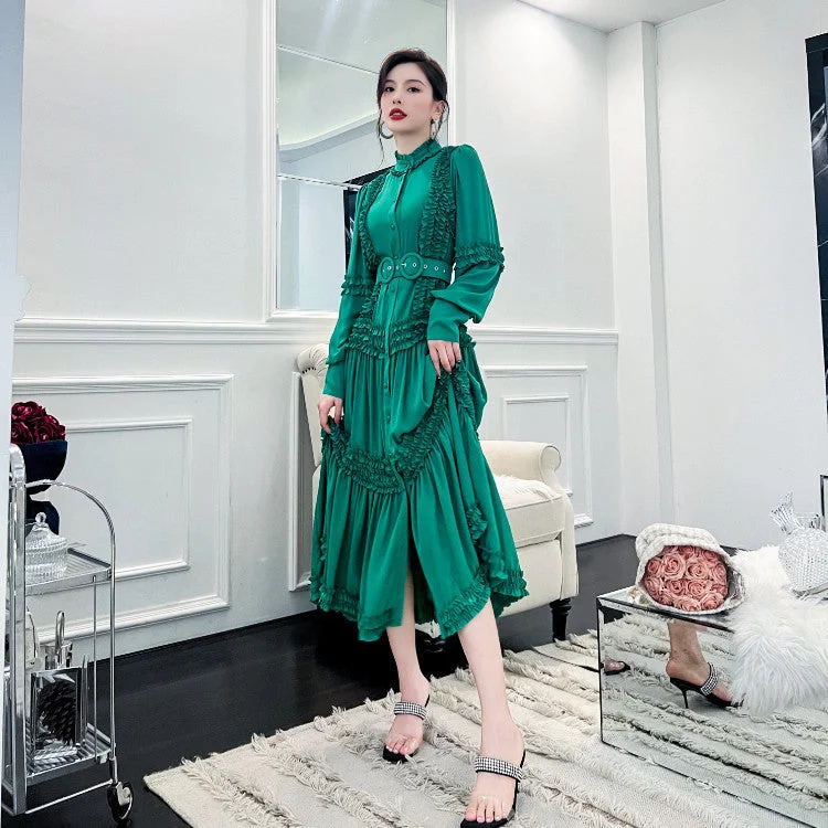 Chic Outfits Elegant Shirt Long Sleeve Dress For Women