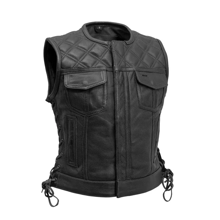 Easy-to-Wear Ladies Perforated Bonnie Vest