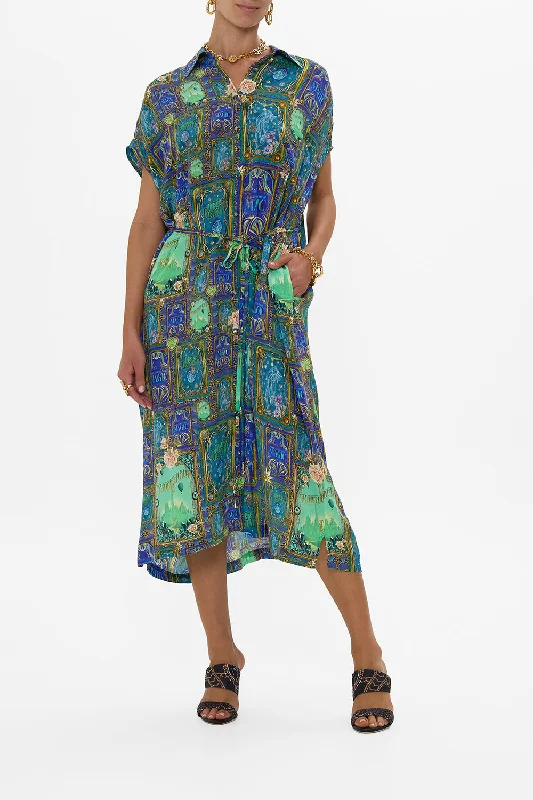 Comfortable Fashion Looks SLEEVELESS SHIRTDRESS DEFY GRAVITY