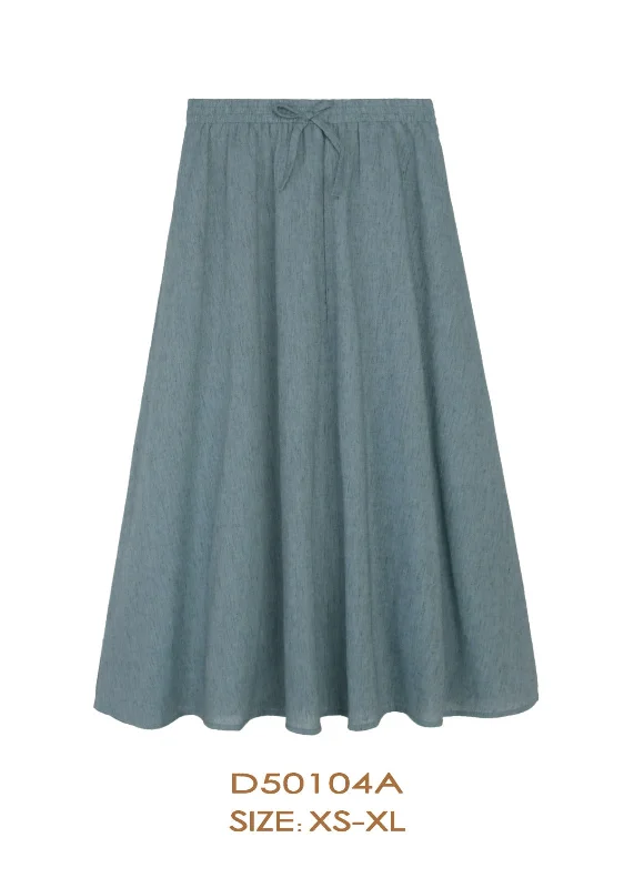 Modern Chic D50104A-SKIRT-Blue