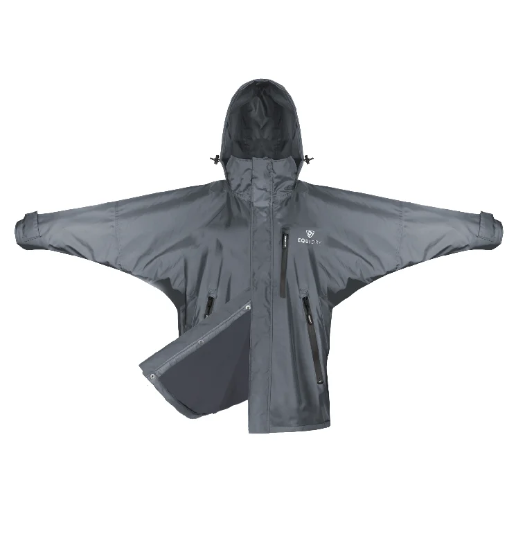 Layered Style Shortie Mac Women's | Mesh Lining | Charcoal