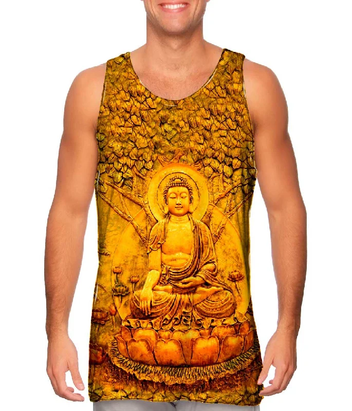 Soft Fabric Looks "Buddha Under A Tree Statue"