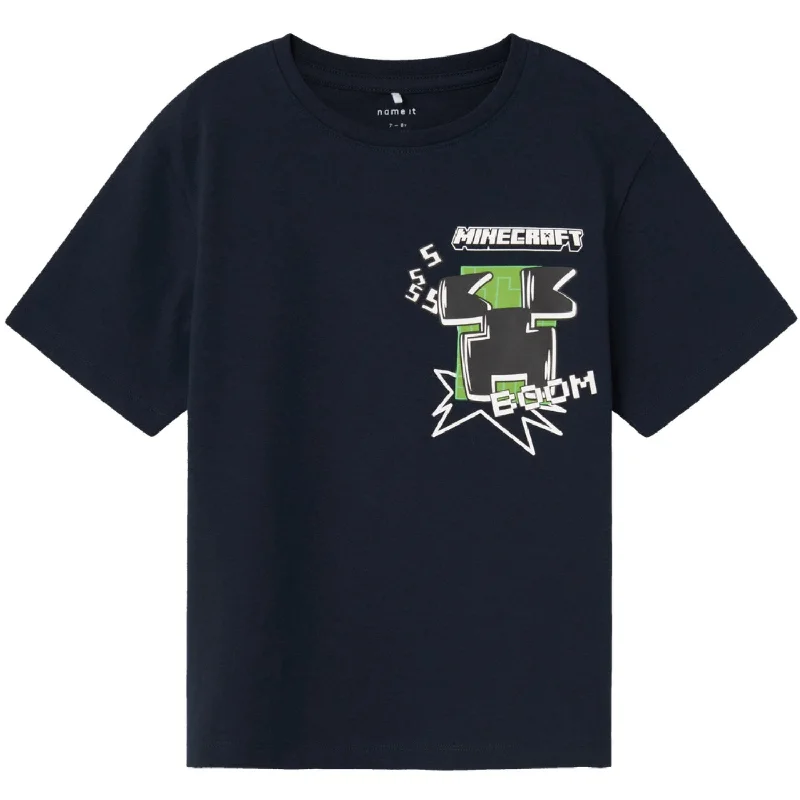 Weekend Comfort Name It Dark Sapphire Odet Minecraft Regular T-Shirt