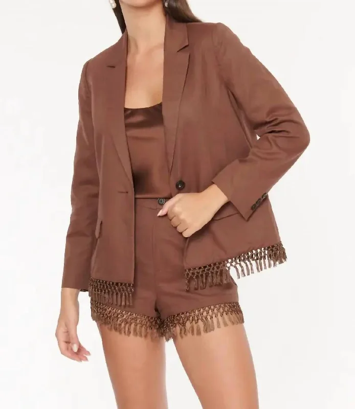 Casual Ease Chitra Jacket In Coconut