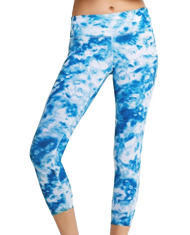 Versatile Comfort Wear Caribbean Ink Legging In Sea Caribbean Ink