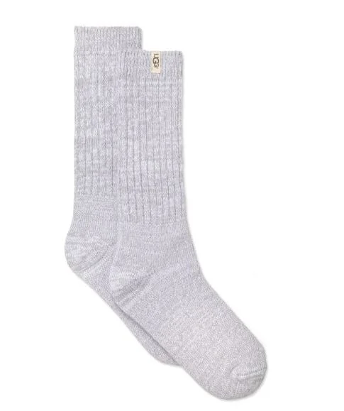 Easy Chic Wear Women's Rib Knit Slouchy Crew Sock