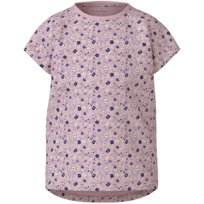 Stylish Jackets Name It Parfait Pink Small Flowers Vigga T-Shirt