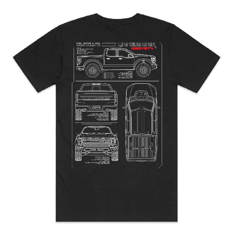 Everyday Chic Raptor R Tech Spec Tee