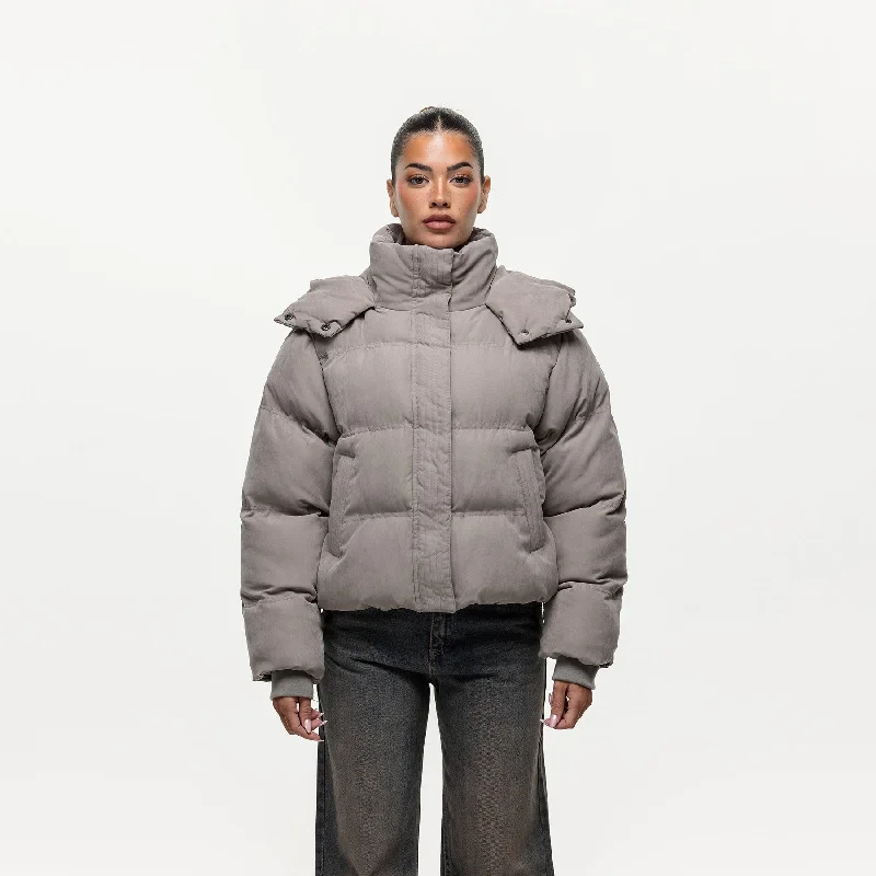 Classic Comfort Adapt Stone Puffer Coat