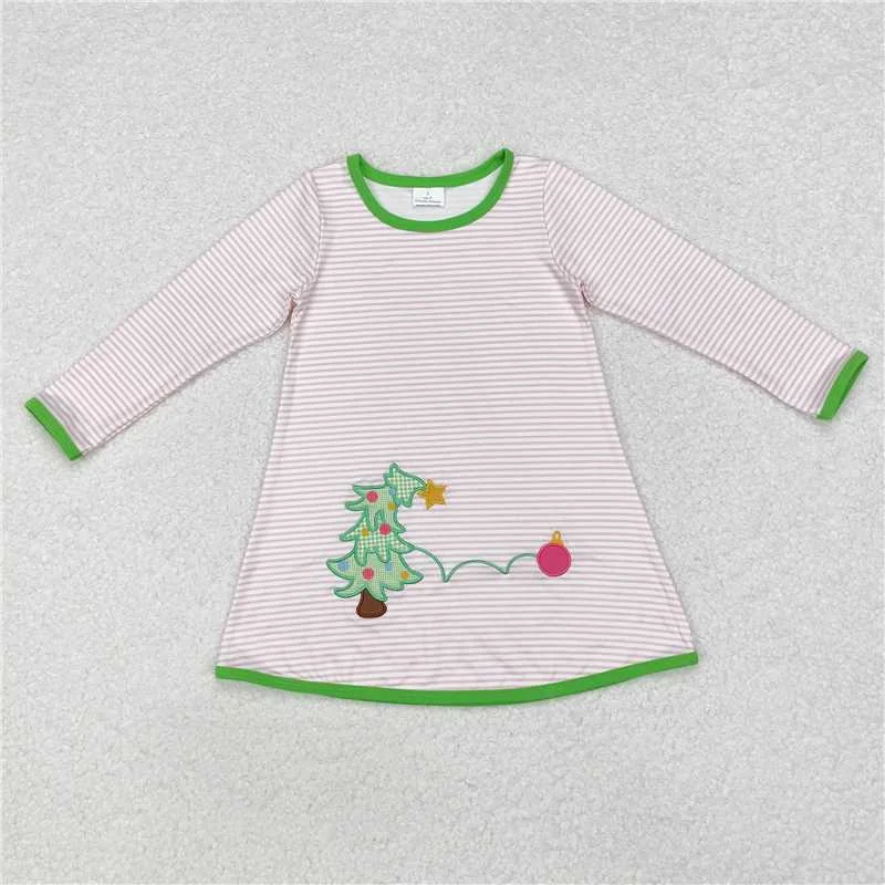 Relaxed Jackets GLD0704  Sibling Boys Girls Christmas Stripes Tree Shirts Dresses