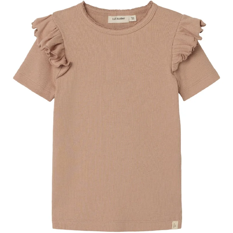 Warm Chic Lil'Atelier Mahogany Rose Gago Kuo Slim Top