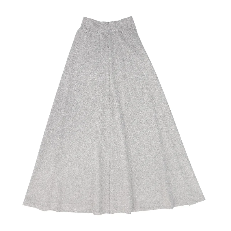 Comfortable Jeans LITTLE PARNI GREY LOGO MAXI SKIRT