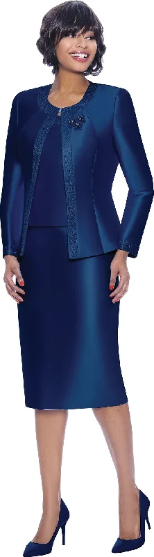 Cozy Outerwear Terramina Church Suit 7637-Navy