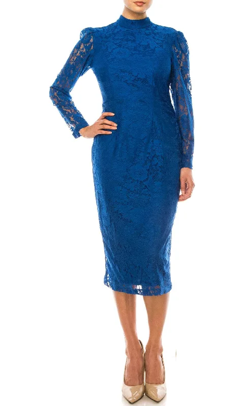 Versatile Style Maison Tara 91756M - High Neck Lace Formal Dress