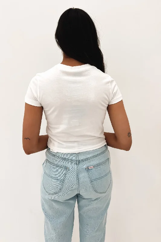 Easygoing Outfits Athletics Slim Tee White