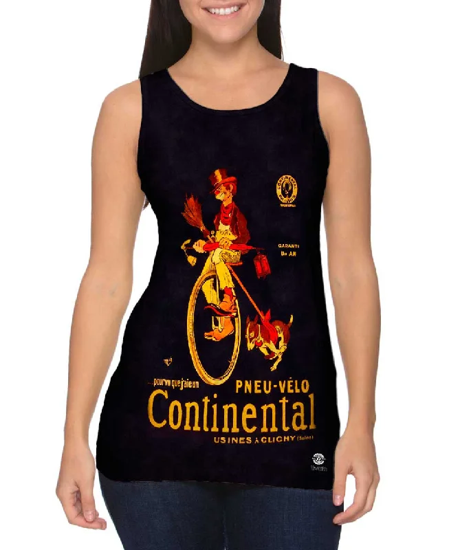 Easy-to-Wear "If Only I Had A Continental Bicycle Tire Advertising Poster"