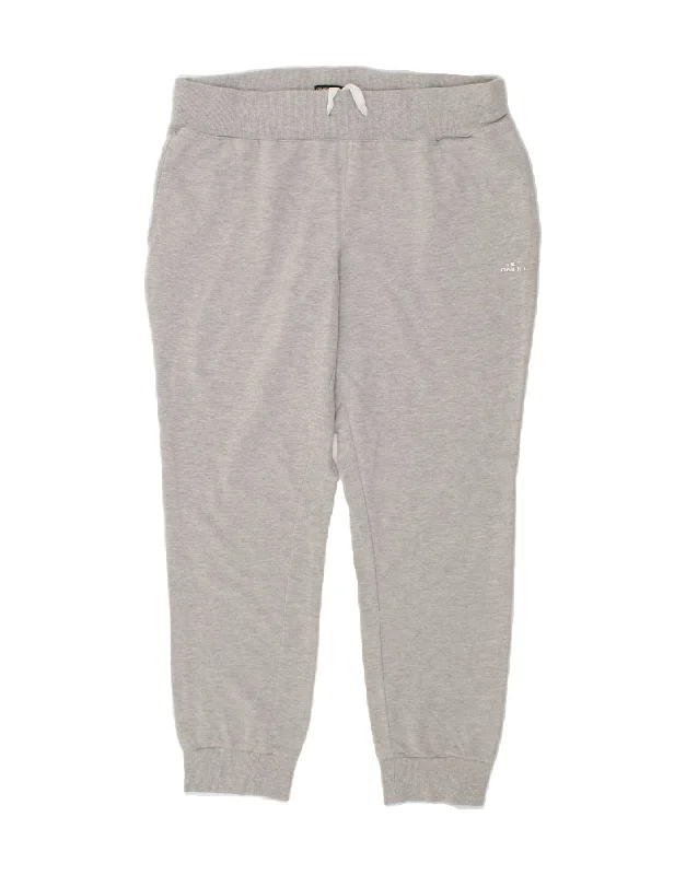 Soft Looks O'NEILL Womens Tracksuit Trousers Joggers UK 18 XL Grey Cotton