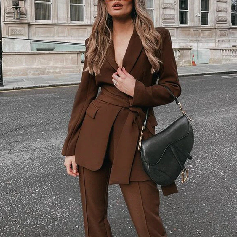 Soft Wearables Fashion Two Pieces Outfits for Women