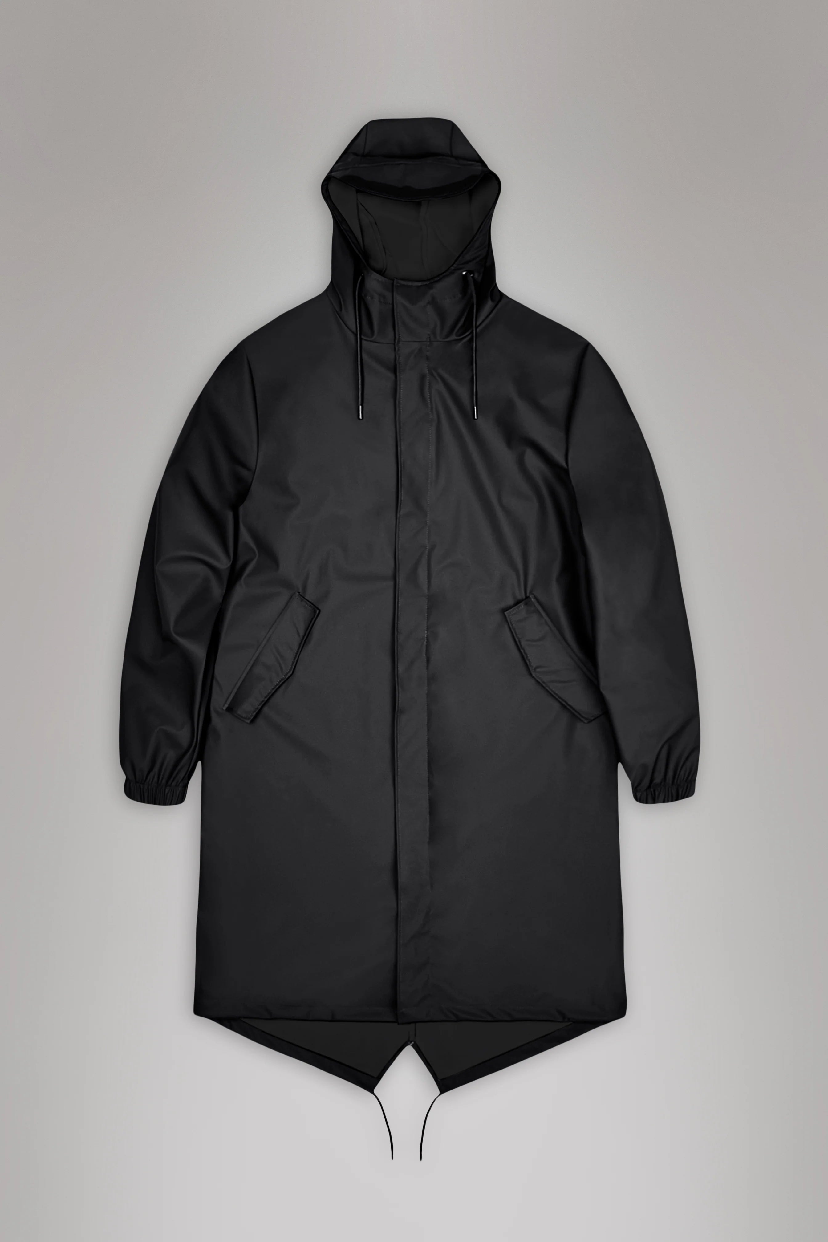 Warm Wear Black Fishtail Parka