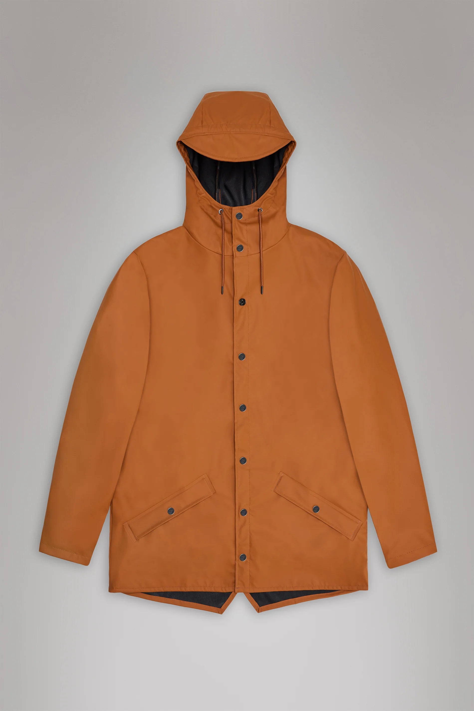 Comfortable Sweaters Rust Rain Jacket