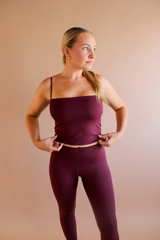 Casual Fit Vida Dream Lux Longline Bra (Raisin)