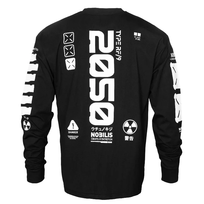 Everyday Outfits Y-2050 Black Long Sleeve T