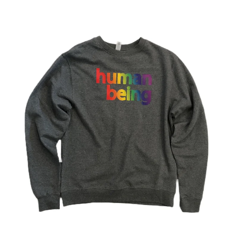 Elegant Fit Human Being Pride Sweatshirt