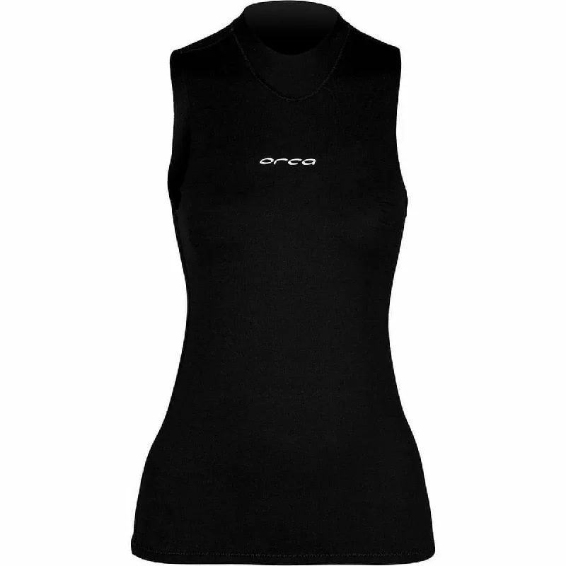 Cozy Lounge Wear Orca HeatSeeker Womens Base Layer Vest - Black