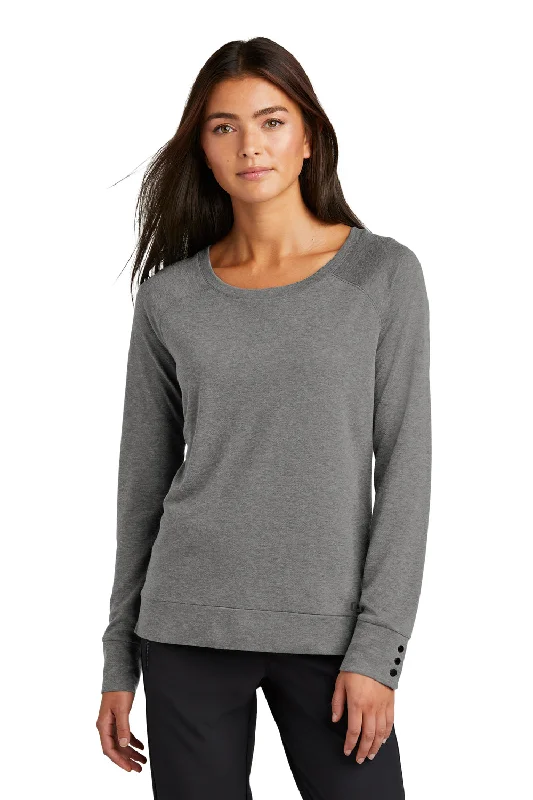 Cozy Lifestyle Ogio Womens Command Long Sleeve Scoop Neck T-Shirt - Gear Grey