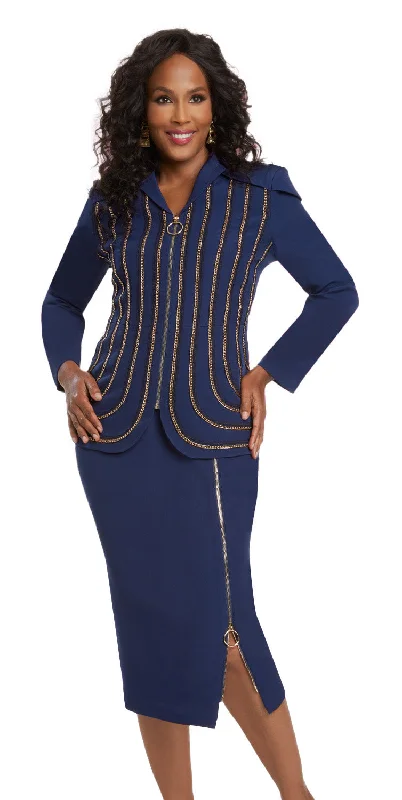 Light Layers Donna Vinci Skirt Suit 12059