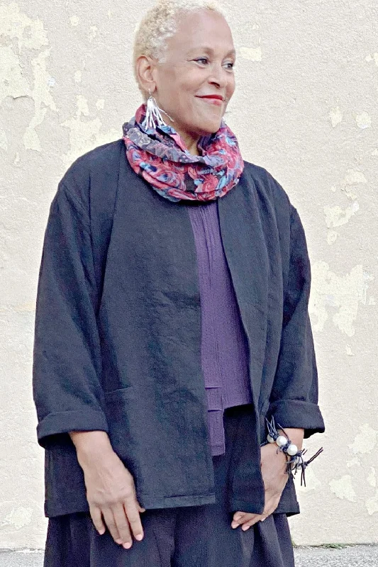 Casual Fit Textured Heavy Cotton Jacket