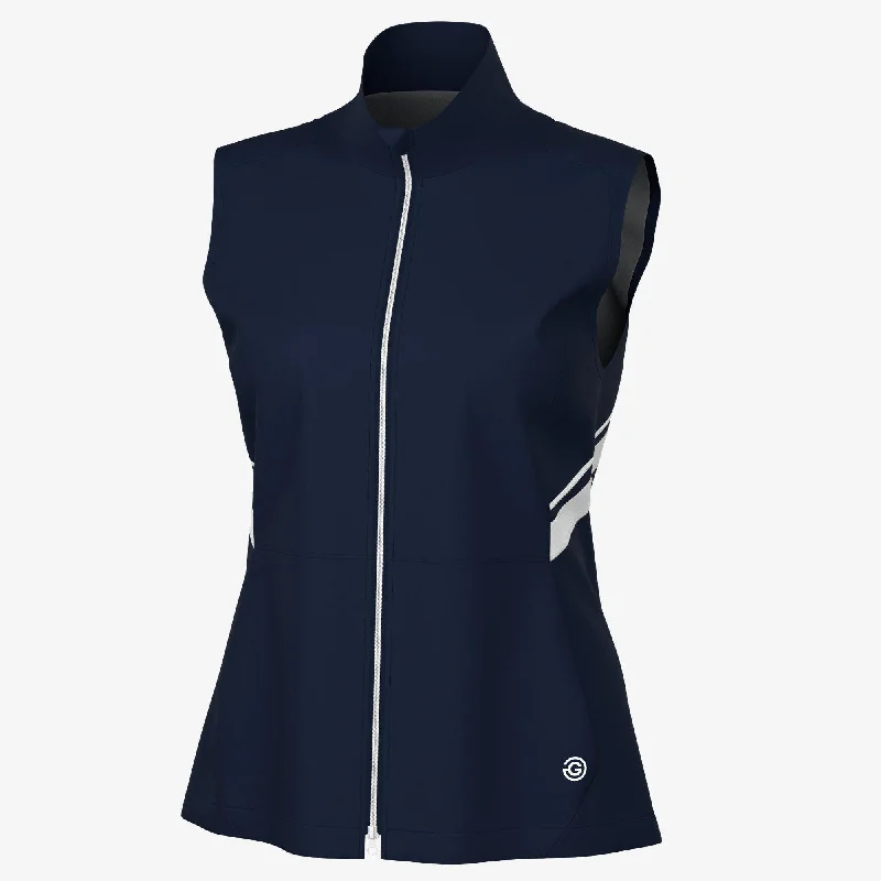 Soft Relaxation Wear Lea - Windproof and water repellent golf vest