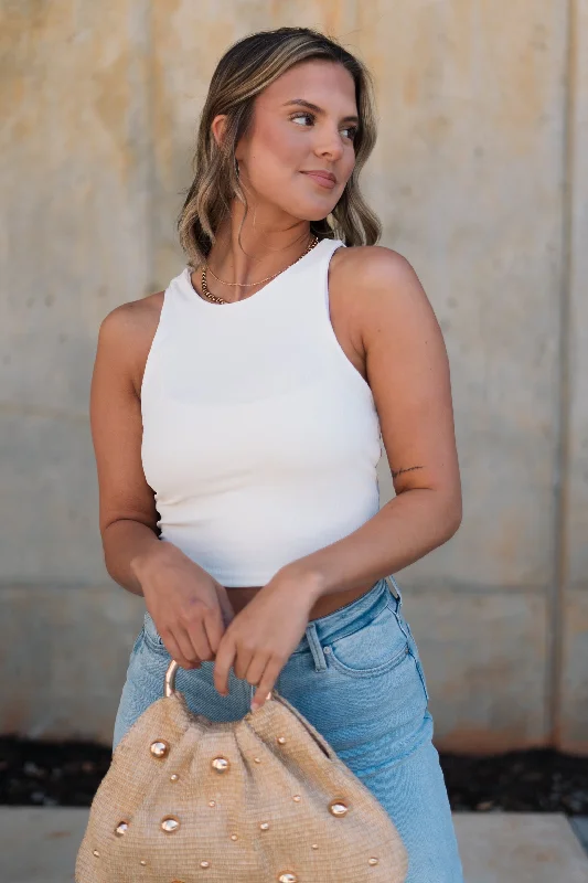 Elegant Fit Julie Ribbed Sleeveless Tank