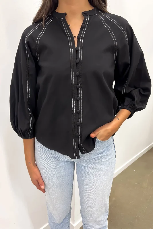 Relaxed Fits Rylah Top Black