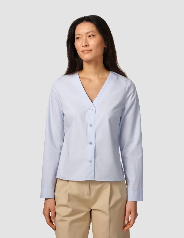 Soft Trends Madison Blouse Powder Blue