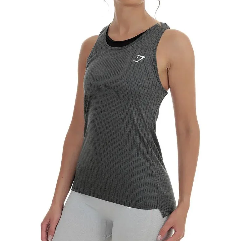 Casual Ease Gymshark Apex Womens Training Vest Tank Top - Grey
