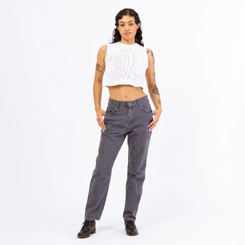 Cozy Fashions Vintage 90s Lee Soft Slate Blue High Waisted Jeans - Petite Medium, 27.5” Waist