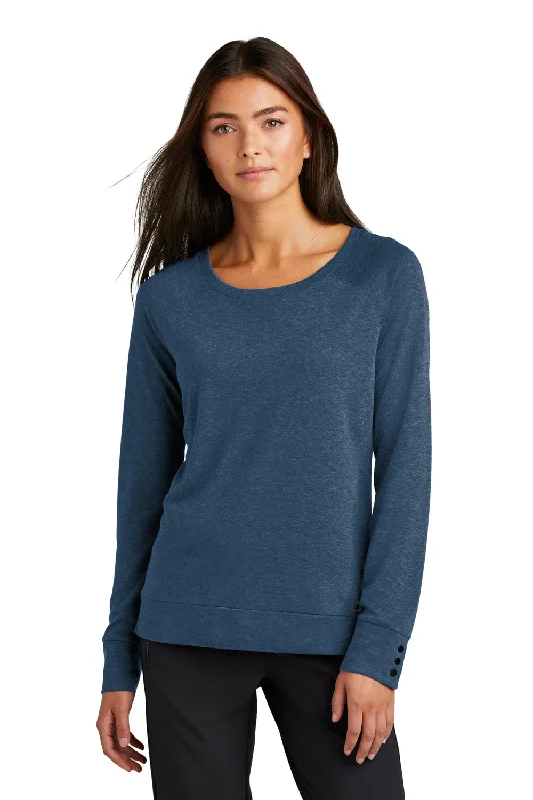 Comfortable Chic Ogio Womens Command Long Sleeve Scoop Neck T-Shirt - Spar Blue