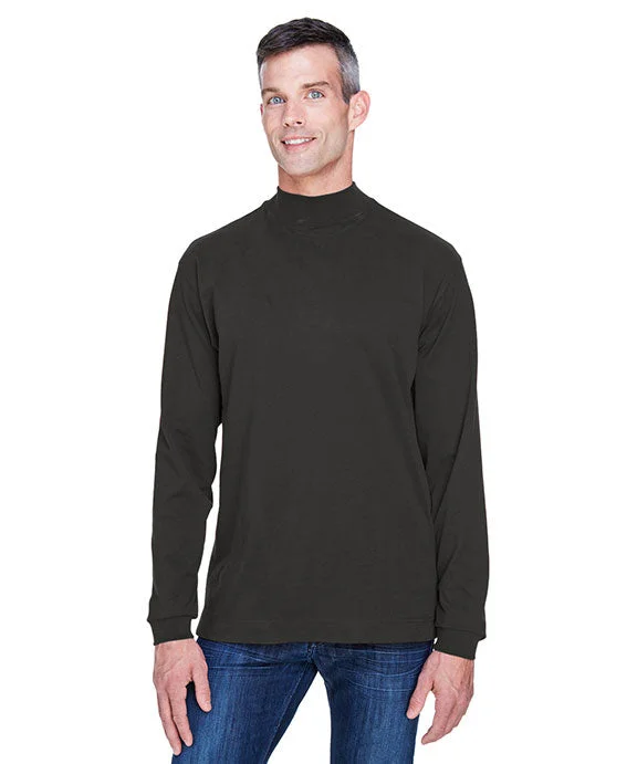 Timeless Outfits D420 - Devon & Jones Adult Sueded Cotton Jersey Mock Turtleneck