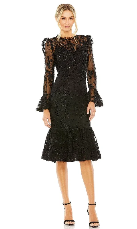 Soft Comfort Mac Duggal 20431 - Embellished Trumpet Formal Dress