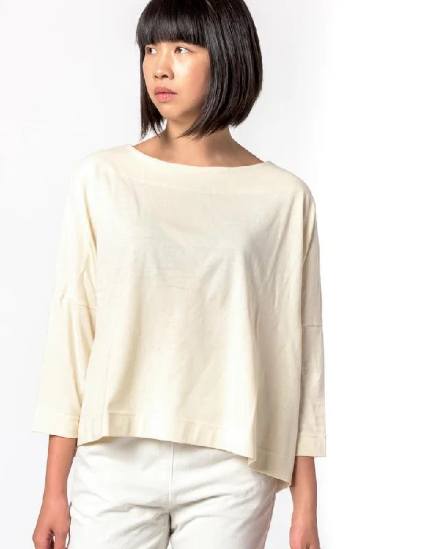Trendy Dresses Tunic Top in Natural
