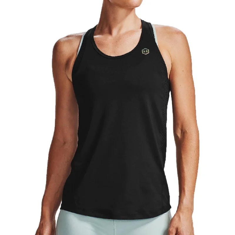 Casual Fit Under Armour Rush Womens Training Vest Tank Top - Black