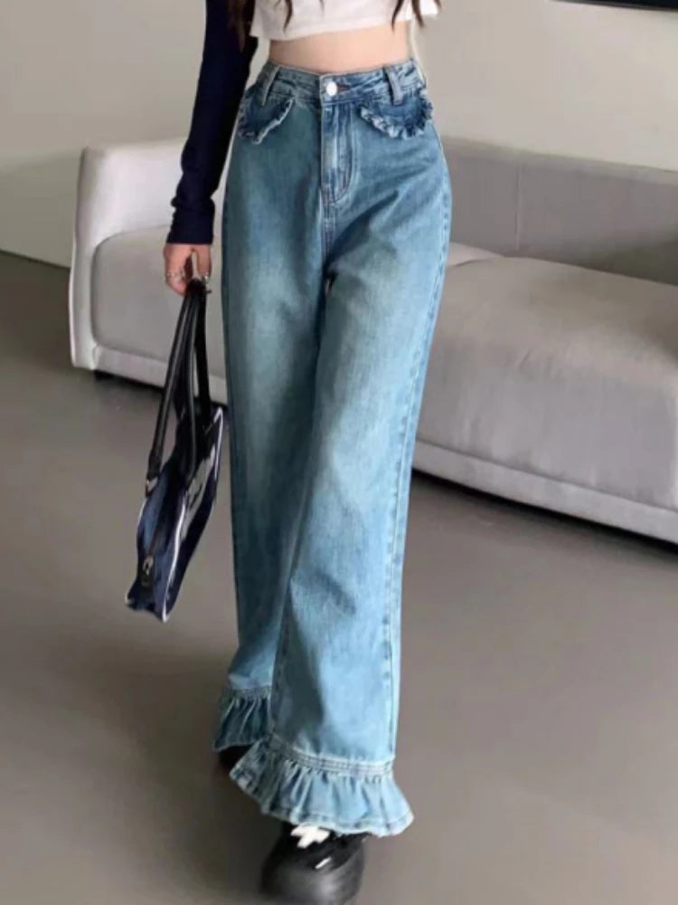 Breezy Comfort DressBetty - 2024 Casual Grunge Baggy Oversized Jeans