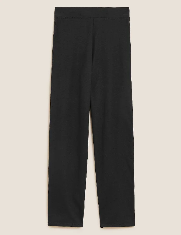 Sporty Wear Cotton Rich Straight Leg Joggers