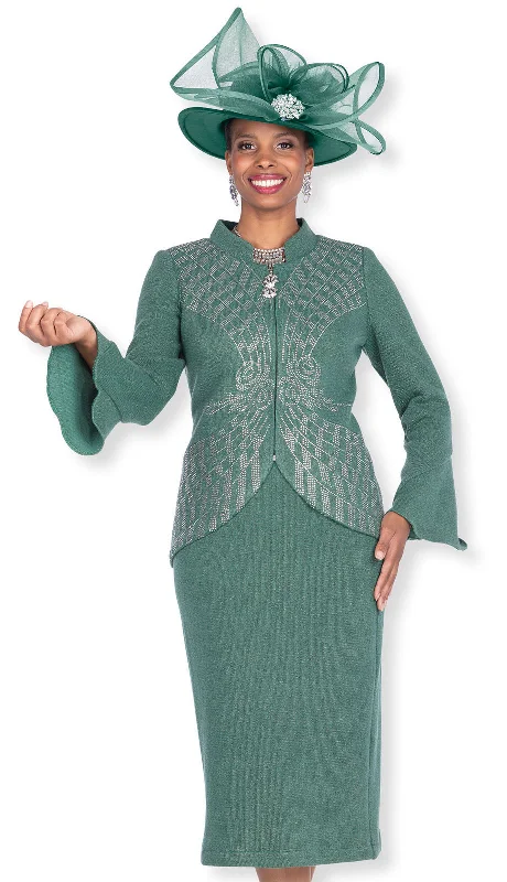 Chic Outfits Champagne Italy Church Suit 5968